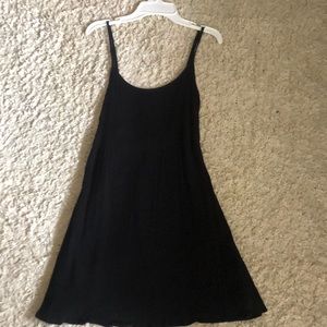 Black shift dress